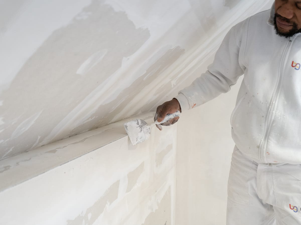Armierungsgewebe für den Wandaufbau in einem Renovationsraum